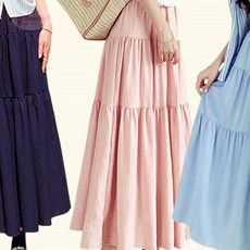 서락 러블리 캉캉 롱 스커트 임산부스커트