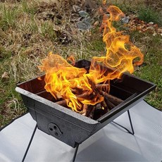 화로대 난로 방염받침대 바닥매트46x35 화로대받침