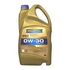 RAVENOL SSO 0W30 全合成機油, 1個, 5L