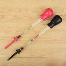 정밀 염도계 굴절식 흡입식 밀도 측정계 황산계 레드 1개, 블랙 2개