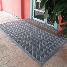 업소용 발매트 매장 털이 브러시-회색