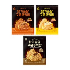 미트리 닭가슴살 구운 주먹밥 3종 혼합, 100g, 30개