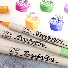 지그 ZIG 투톤 브러쉬 양면마카 MS-7700 캘리그라피 손글씨 컬러링작업, 052 APRICOT