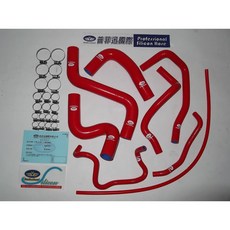 普菲迅國際 TOYOTA YARIS 06 強化矽膠水管 耐高溫 耐腐蝕 引擎冷卻系統, 1個