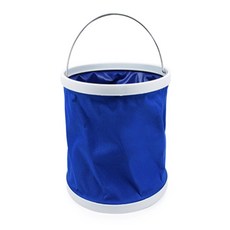 히히힛 접이식 손잡이 세차 원형물통 9L 청소용바스켓