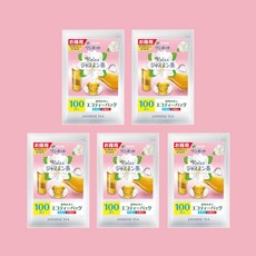 이토엔 원팟 Relax 자스민차 티백, 5개, 100개입, 3g