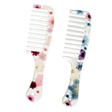 만들기 빗 빗만들기 압화 (공예활동) 레진아트, 옐로우 화이트