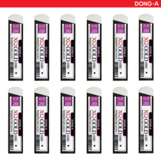 [동아] 샤프심 1000 골드 XQ 0.5 mm (12개1세트), 2B