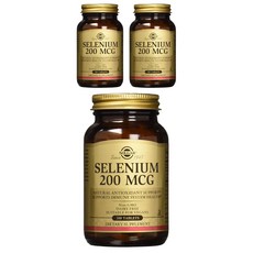 SOLGAR 硒補充素食錠 200mcg, 100顆, 3罐
