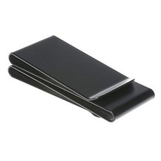 CKLT 창의적인 금속 머니 클립 편리한 지갑 신용 카드 미니멀리스트 전면 포켓 지갑 이상적인 남성용 남아용 선물 검은색 4단 M 컴팩트 137536