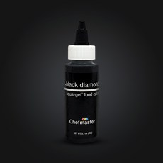 [임박] 셰프마스터 리쿠아젤 식용색소 블랙 다이아몬드 (26. 08), 65g, 1개