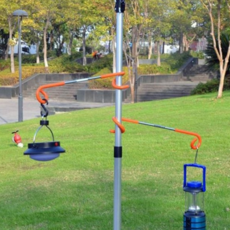 캠핑 랜턴 걸이 휴대용 테이블 접이식 랜턴 걸이 야외용 행거 폴대 장비