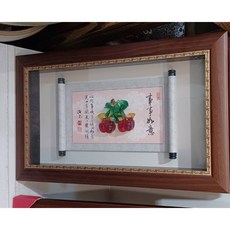 娟兒藝品 水琉璃畫作 事事如意