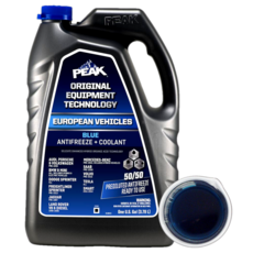 피크 유럽차용 프리믹스 블루 부동액 3.8L 테슬라 BMW 미니 벤츠 아우디 폭스바겐 전기차 하이브리드용 미국 직수, 1개