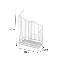 大容量雨傘收納架家用門口放傘桶商用入戶雨衣傘架置物架，多功能收納，防滑底座，簡約時尚, 雨傘架A款+大號+白色, 1個