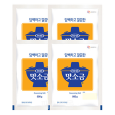 대상 맛소금, 4개, 500g