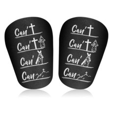 PBT & EVA 정강이 보호대 - 청소년 및 성인용 미니 축구 보호 가드 (블랙 2개) 119405, Black