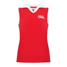 까스텔바작 여성 V라인 포인트 빅카라 베스트_BGDSSV501RE_ 371033