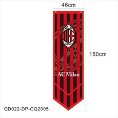 레알마드리드 깃발 오각형 46X150CM 유럽축구 실내 장식 벽걸이 배너 응원 인테리어, 46x150cm qd022 dp gq2005, 1개