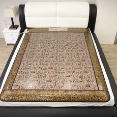 한일의료기 전자파없는 절전형 국산 두툼한 프리미엄급 전기매트 온열매트 옥매트 침대사용가능, 더블 람세스(140 x 200Cm)