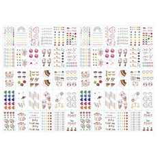팀메이커 타투스티커 귀여운타투 30종+30종 리얼 문신, Q타입, 2개
