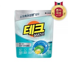 테크 실내건조 냄새 딥클린 3 in 1 일반 드럼 겸용 캡슐세제 30입, 일반 드럼 겸용 캡슐세제 30입 1개