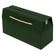 주호팩 끈손잡이 다용도 선물상자 20-0 (242x90x80), 진녹, 10개