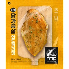 꼬기다 프리미엄 소스 닭가슴살, 100g, 5개, 인도커리맛