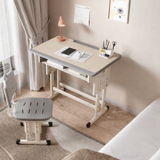 초등학생 전용 높이조절 어린이 학습용 책상 의자 세트, K27(800*500mm)