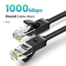 UGREEN CAT 6 이더넷 케이블 1000Mbps 고속 RJ45 인터넷 랜 컴퓨터 패치 케이블 라우터 모뎀 스위치 PC PS5, 02 10미터, 01 CAT6 Round