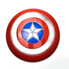 兒童盾牌護臂裝扮 美國隊長盾牌 萬聖節表演動漫角色扮演玩具, 紅色, 1個