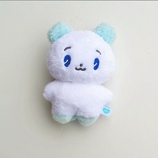 플레이브 PLAVE 므메미무 가방걸이 보이그룹 버추얼 액세서리 키링 캐릭터 굿즈 응원 인형, 1개, F. PLAVE 블루 이어 인형