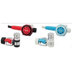 游龍潛水 SAS NEOR2 調節器套裝組合 (加贈調節器袋), 一二級頭,紅黑色