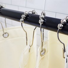 [FullyJully Store] 구슬 커튼 고리 커튼봉링 부드러운 커튼부자재 커튼설치 커튼링, 1개