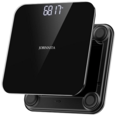 조빈니타 LED 디지털 가정용 체중계, 1개, 블랙, TSB-180K