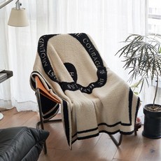 프리미언 초부드러운 북유럽 스타일 하트 프린트 AB 양면 플리스 담요 고탕성 소파 에어컨 거실 담요