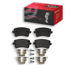 BREMBO 後來令片 適用於 Audi A4 A5 Q5 B8 B8.5 (料號: 8K0698451P), 1個, 碳纖維(煞車力道強)