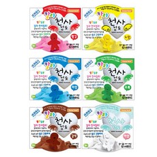 천사점토 컬러 6색 아동용 클레이 점토 세트, 180g, 1개