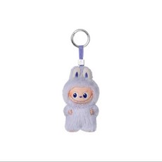 POPMART Labubu4.0 정품 하트 바닥 비밀번호 에나멜 플러시 펜던트 블라인드 박스, 7 확인 -E, 1개