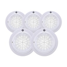 킴스LED 원형 센서등 15W 240mm, 주광색, 5개