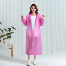 남녀공용 레인코트 EVA우비 비옷 우의 자켓 등산 캠핑 낚시, 화이트