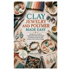 (英文圖書)Clay Jewelry and Polymer Made Easy: A Beginner's Guide to Crafting Beautiful and... 平裝版, Independently Published, 英文
