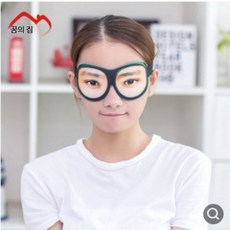 3D 입체 실크 암막 수면안대 부드러운 소재 숙면용 눈가리개 여행용 남녀공용 한자로 변장하다, 1개, 1개입