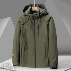 加絨加厚超防風防水外套 加大尺寸 L-7XL 多功能衝鋒衣 抗寒衝鋒衣 防污防潑水 可拆帽連帽外套 機能外套 登山外套男