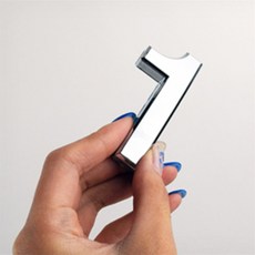 이니셜은색숫자스티커 이니셜숫자1, 숫자1