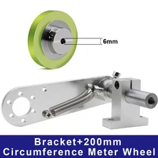 인코더 T 장착 브래킷 다기능 설치/고정/미끄럼 방지 계측기 휠, 02 T bracket 25mm, 07 200mm