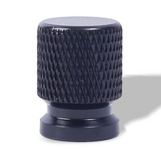 1 8pcs 타이어 밸브 캡 알루미늄 자동차 바퀴 젖꼭지 플러그 AutoTyre 줄기 림 커버, 1pc Bla