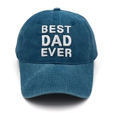 [빠른배송] 남성용 볼캡 재미있는 아버지의 날 아빠 선물 딸이 주는 아들 세계 최고의 아빠 야구 모자 아버지를 위한 아빠 스텝 아빠 선물 아빠-엄마-핑크, Best Dad Even-blue