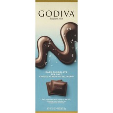 GODIVA 黑巧克力海鹽, 1個, 90g