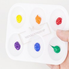 민쿠샵 미니 6구 파레트 수채화팔레트